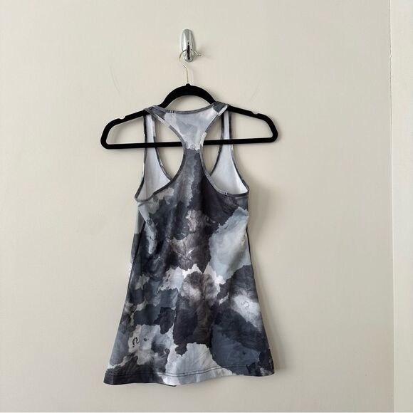 Lululemon-Rare Cool Racerback-White Coal Tinted Canvas Super - Picture 6 of 9